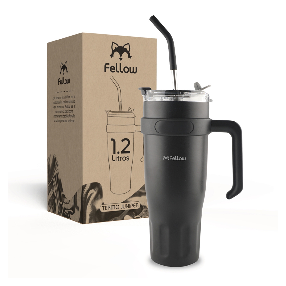 TERMO VASO MUG TE RMICO 1.2L JUNIPER BY FELLOW ACERO INOX 304 - 1