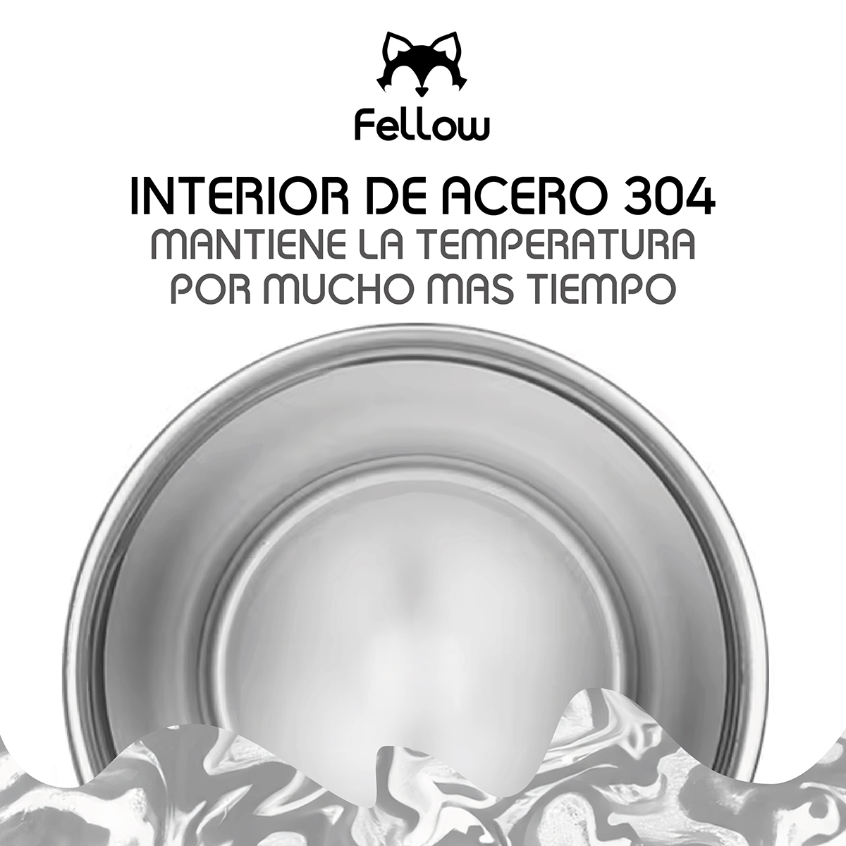 TERMO VASO MUG TE RMICO 1.2L JUNIPER BY FELLOW ACERO INOX 304 - 4
