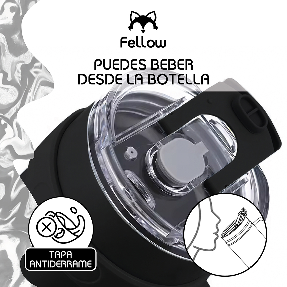 TERMO VASO MUG TE RMICO 1.2L JUNIPER BY FELLOW ACERO INOX 304 - 5