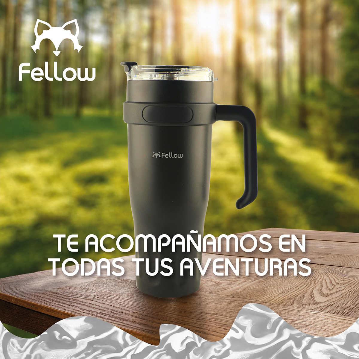 TERMO VASO MUG TE RMICO 1.2L JUNIPER BY FELLOW ACERO INOX 304 - 9