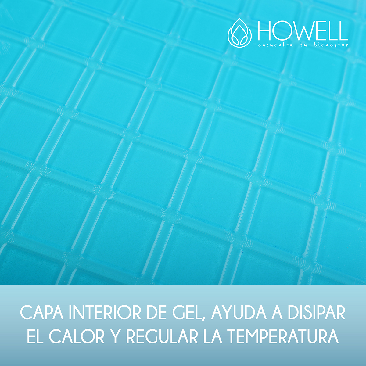 ALMOHADA GEL ORTOPE DICA VISCOELASTICA HOWELL MEMORY 60X40CM - 6