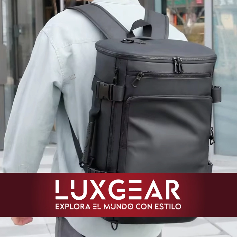 MOCHILA NOTEBOOK ANTIRROBO LUXGEAR SLEEK IMPERMEABLE 3 EN 1 - 9