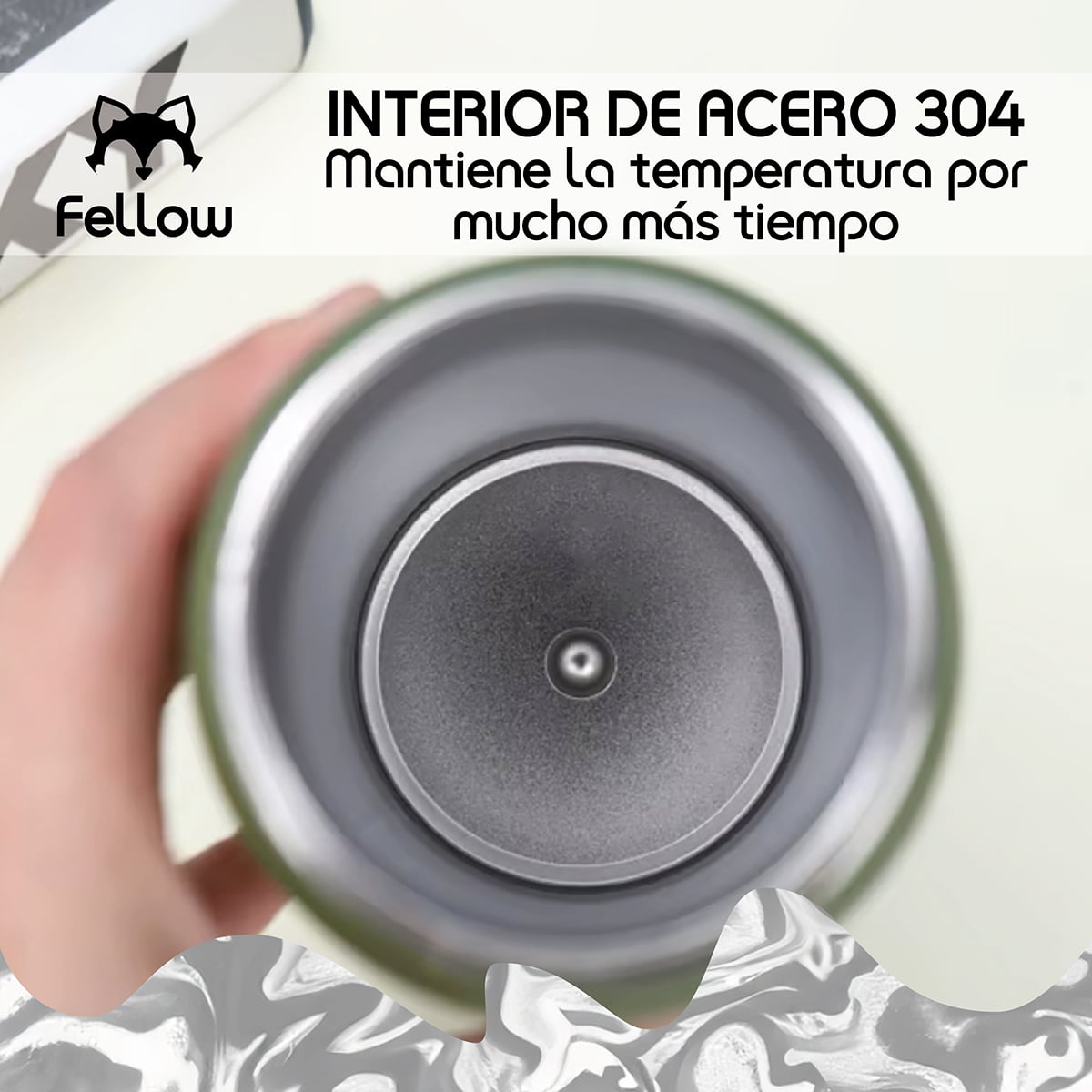 TERMO BOTELLA TERMICA ASTRA BY FELLOW MUG AGUA CAFE 800ML - 5
