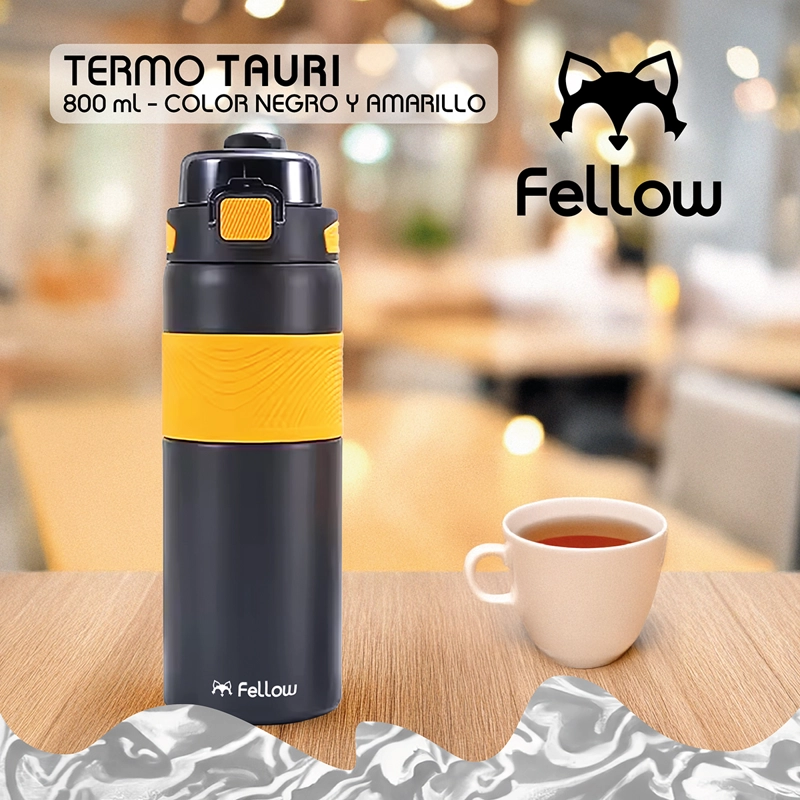 TERMO BOTELLA TERMICA TAURI BY FELLOW MUG CAFE AGUA 800ML - 9