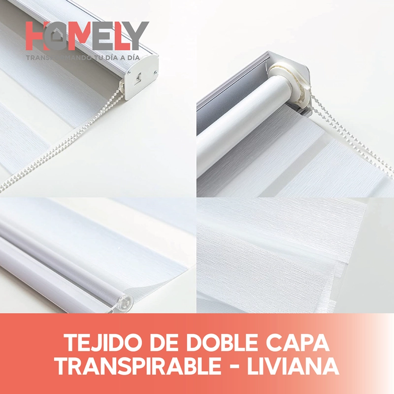 CORTINAS ROLLER DUO DIA Y NOCHE ZEBRA 120X200CM HOMELY - 6