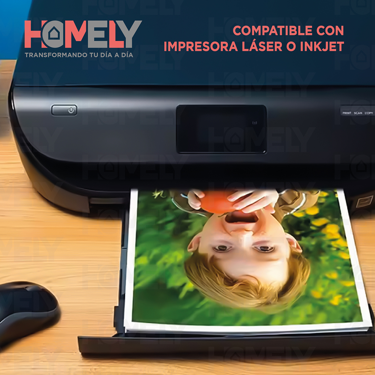 PAPEL FOTOGRÁFICO HOMELY A4 DOBLE FAZ CAMARA FOTO 100 UNIDAD - 8