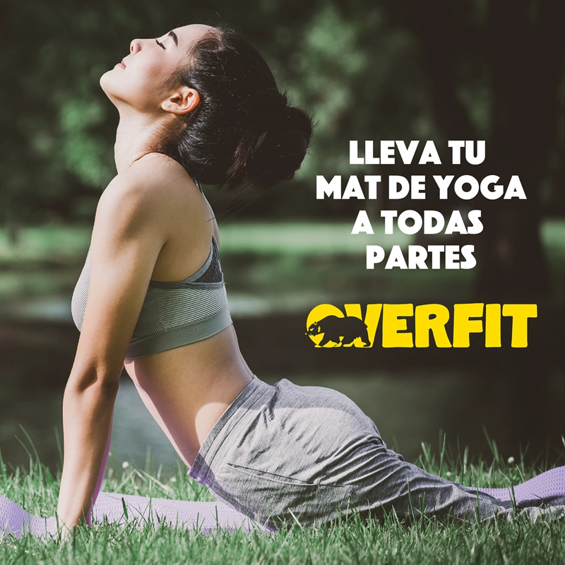MAT YOGA TPE 6MM OVERFIT ALFOMBRA EJERCICIO PILATES BICOLOR - 8