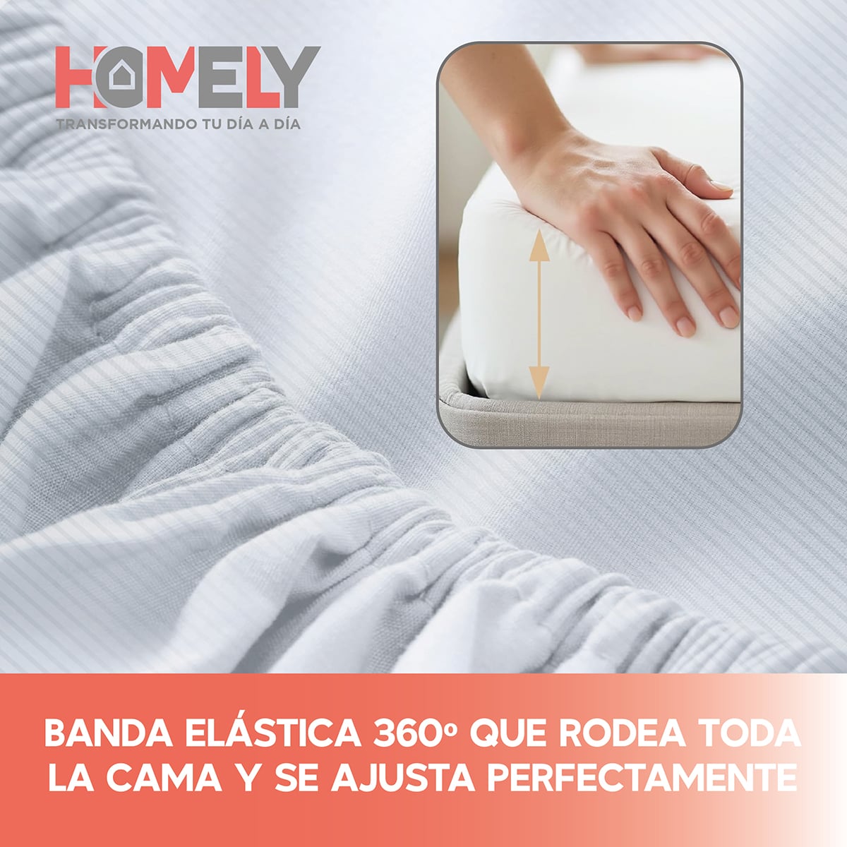 JUEGO DE SABANAS 1 PLAZA HOMELY 100 GSM SUAVE 4 PIEZAS - 5