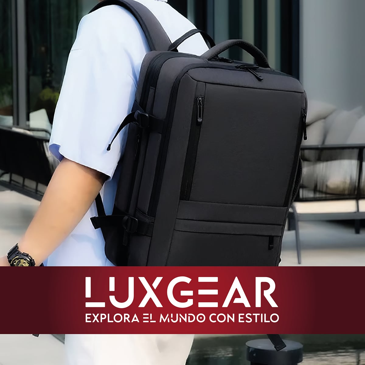 MOCHILA MALETA VIAJE CABINA LUXGEAR NOTEBOOK IMPERMEABLE 48L - 9