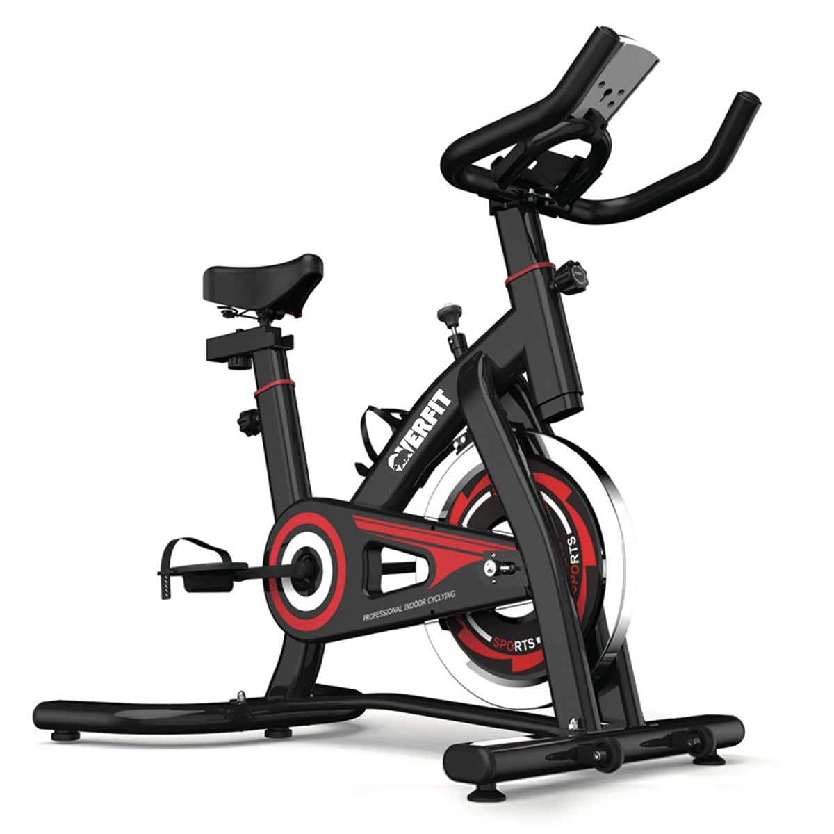 BICICLETA DE SPINNING PRO OVERFIT ESTATICA FITNESS GYM - 1