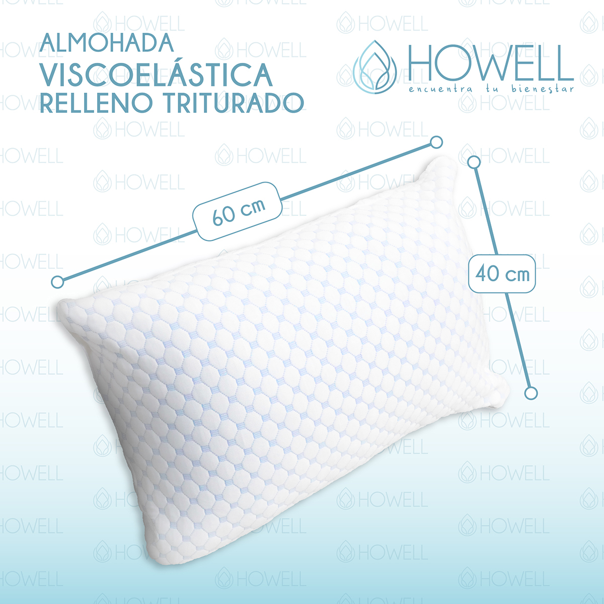 ALMOHADA CERVICAL CLOUDFEEL VISCO HOWELL ORTOPE DICA BAMBU - 3