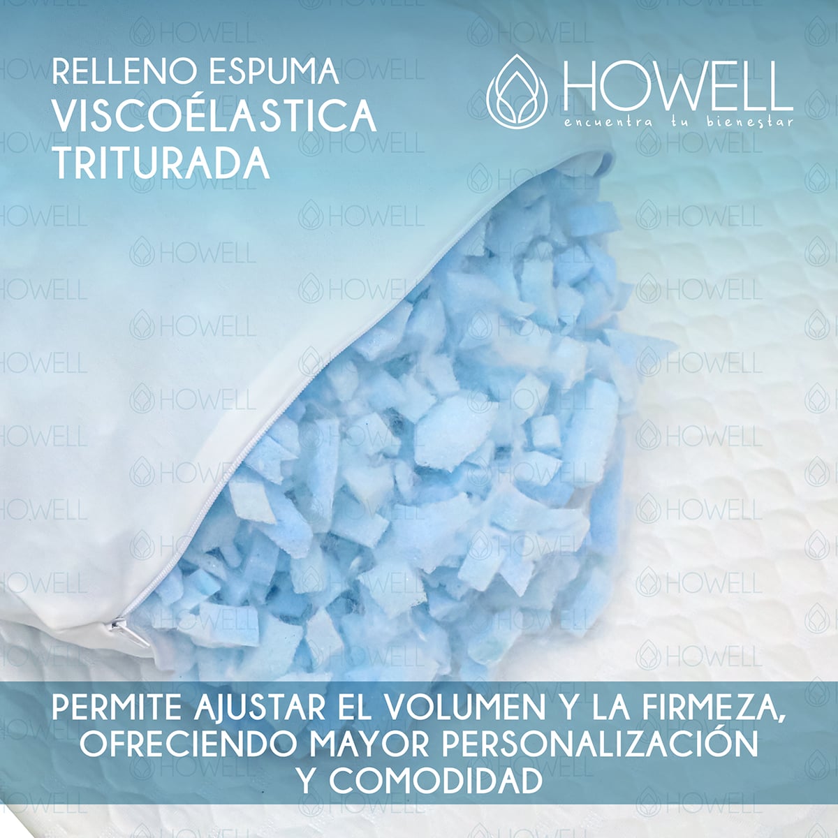 ALMOHADA CERVICAL CLOUDFEEL VISCO HOWELL ORTOPE DICA BAMBU - 4