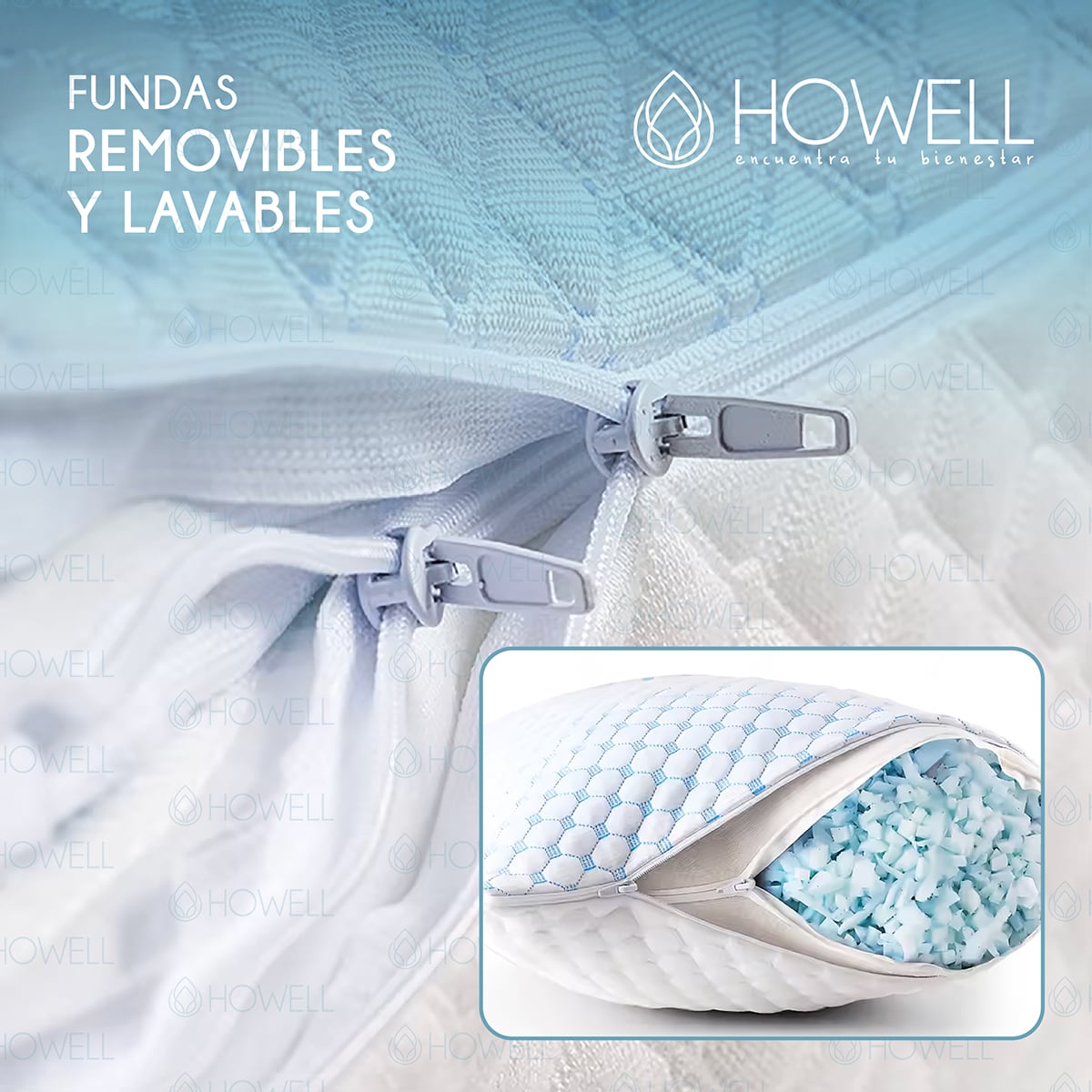 ALMOHADA CERVICAL CLOUDFEEL VISCO HOWELL ORTOPE DICA BAMBU - 5