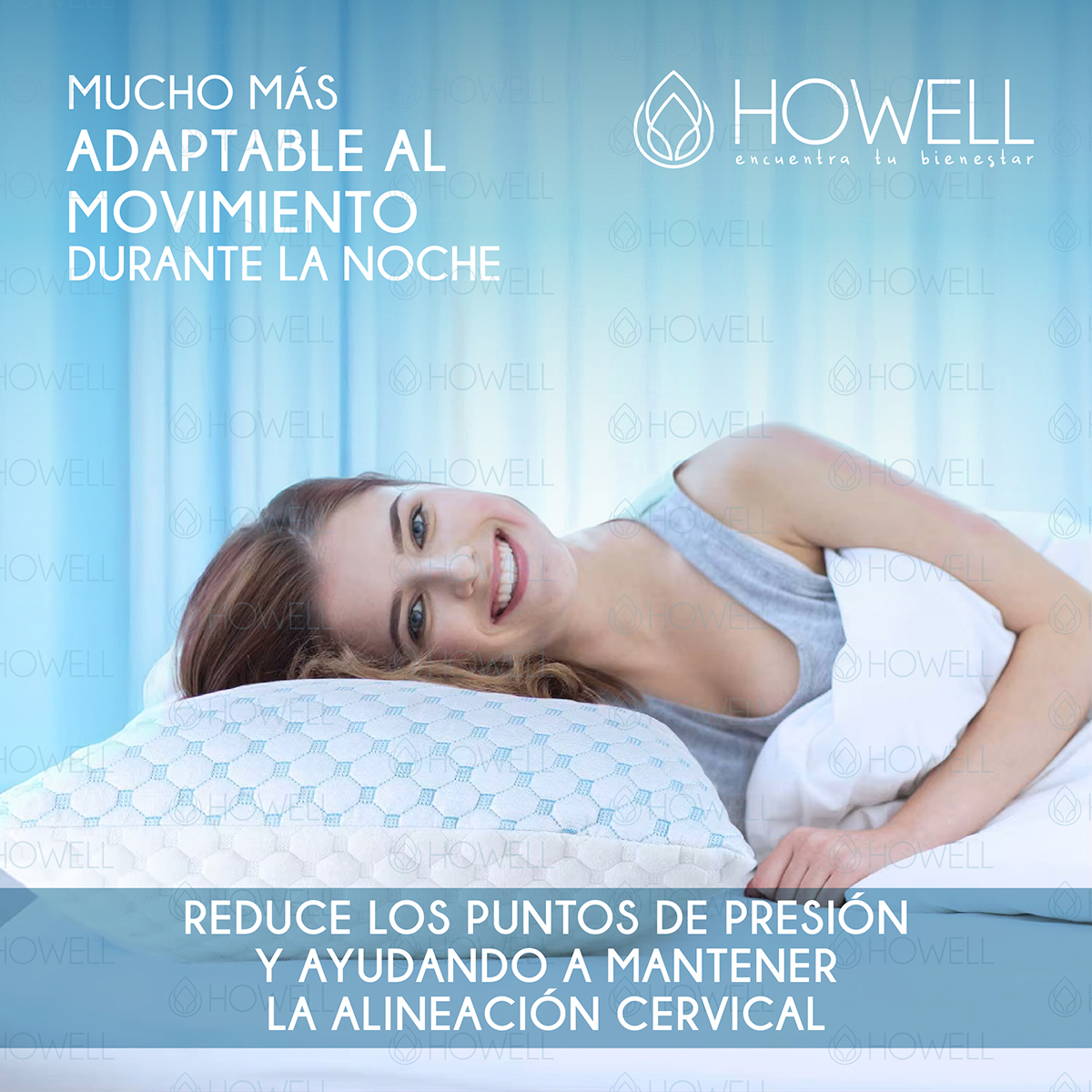 ALMOHADA CERVICAL CLOUDFEEL VISCO HOWELL ORTOPE DICA BAMBU - 6