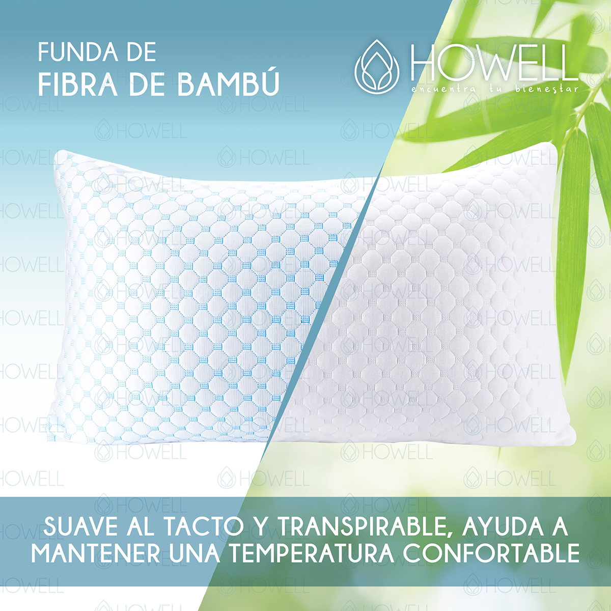 ALMOHADA CERVICAL CLOUDFEEL VISCO HOWELL ORTOPE DICA BAMBU - 7