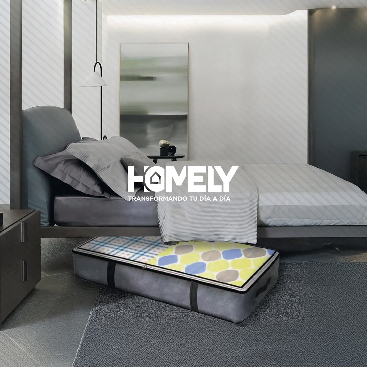 BOLSAS ORGANIZADORAS BAJO CAMA HOMELY CONTENEDOR 90L SET X2 - 7