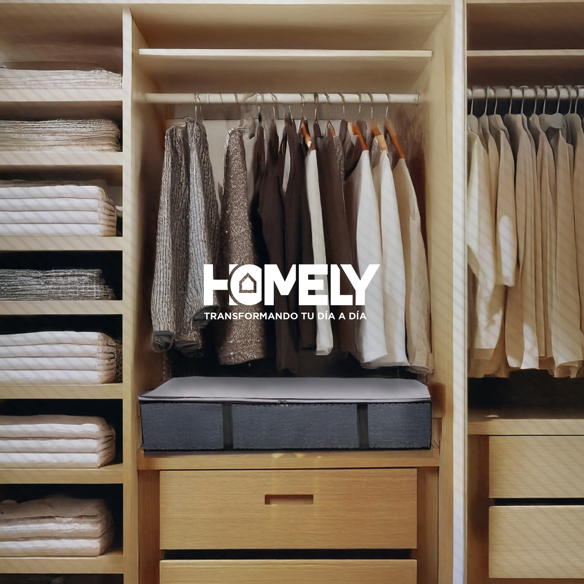 BOLSAS ORGANIZADORAS BAJO CAMA HOMELY CONTENEDOR 90L SET X2 - 8