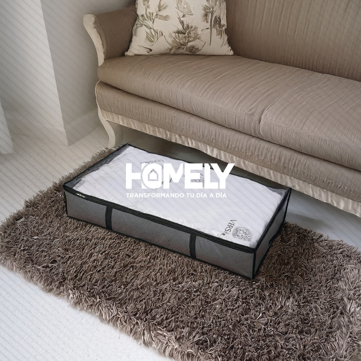 BOLSAS ORGANIZADORAS BAJO CAMA HOMELY CONTENEDOR 90L SET X2 - 9