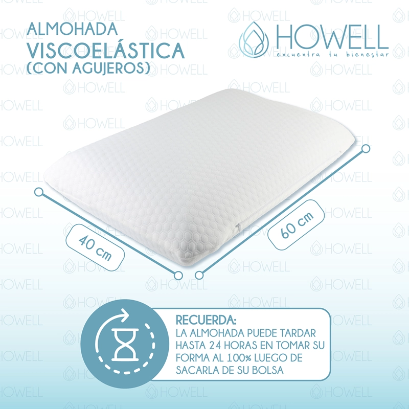 ALMOHADA CERVICAL AIRCELL VISCO HOWELL ORTOPEDICA BAMBU - 2