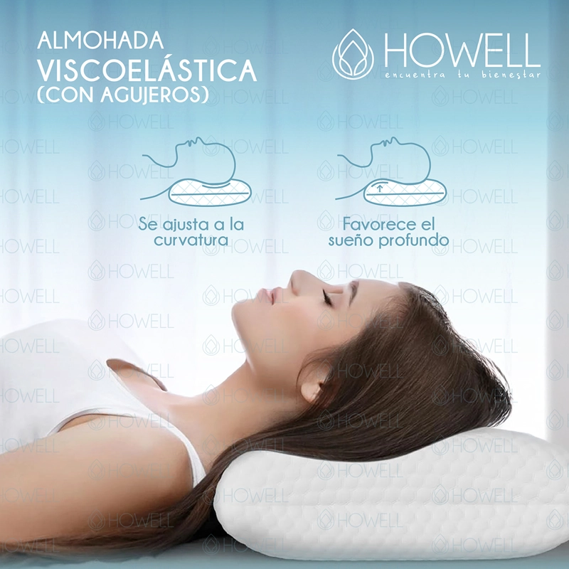 ALMOHADA CERVICAL AIRCELL VISCO HOWELL ORTOPEDICA BAMBU - 5