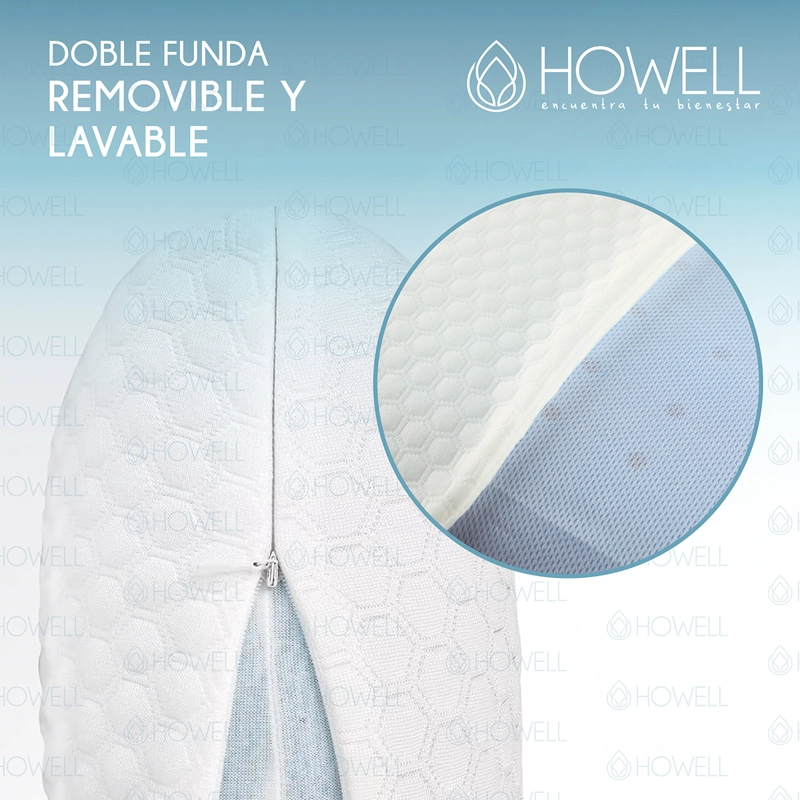 ALMOHADA CERVICAL AIRCELL VISCO HOWELL ORTOPEDICA BAMBU - 7