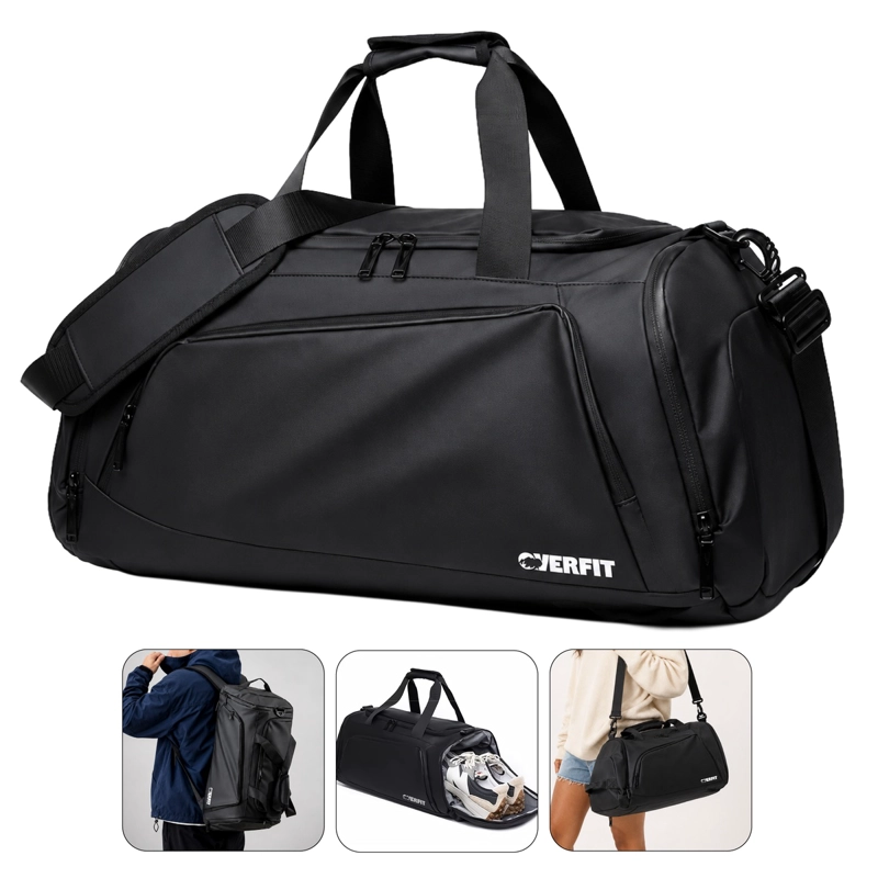 BOLSO DEPORTIVO DUFFEL GYM 3 EN 1 OVERFIT OXFORD IMPERMEABLE - 1