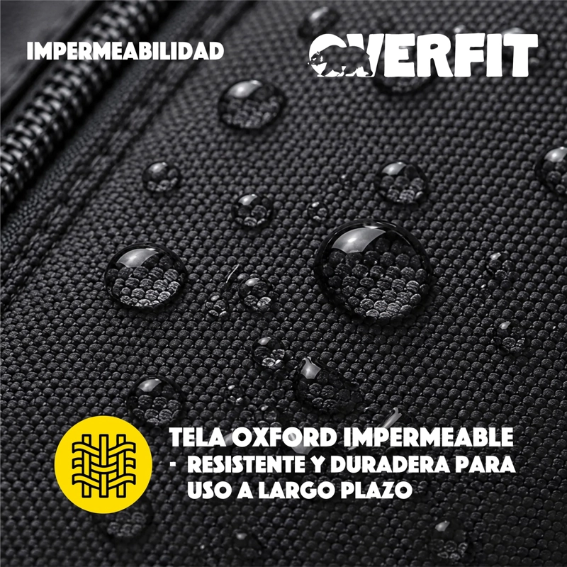 BOLSO DEPORTIVO DUFFEL GYM 3 EN 1 OVERFIT OXFORD IMPERMEABLE - 7