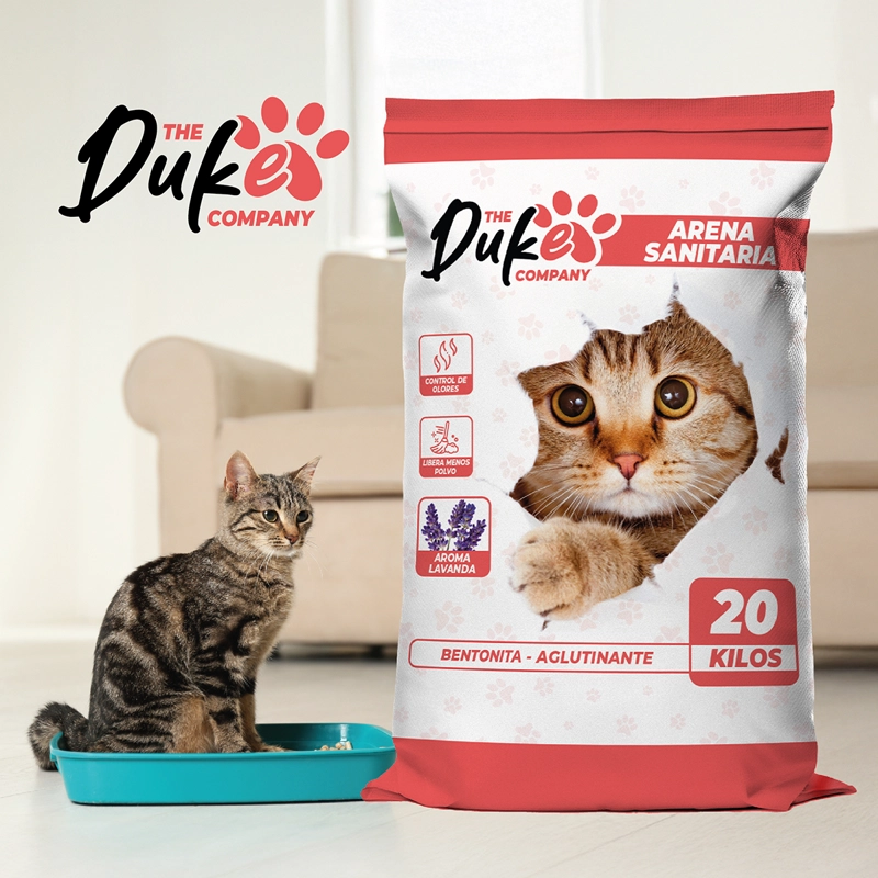 ARENA PARA GATO 20 KILOS DUKE BENTONITA AGLUTINANTE LAVANDA - 8