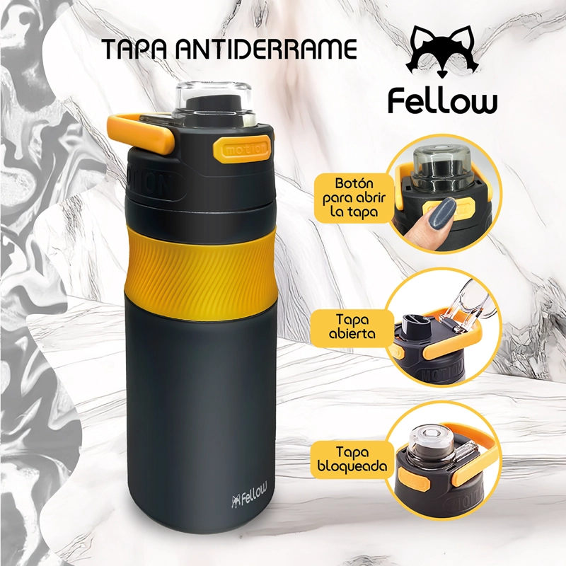 TERMO BOTELLA TERMICA 580ML TAURI BY FELLOW MUG CAFE AGUA - 3