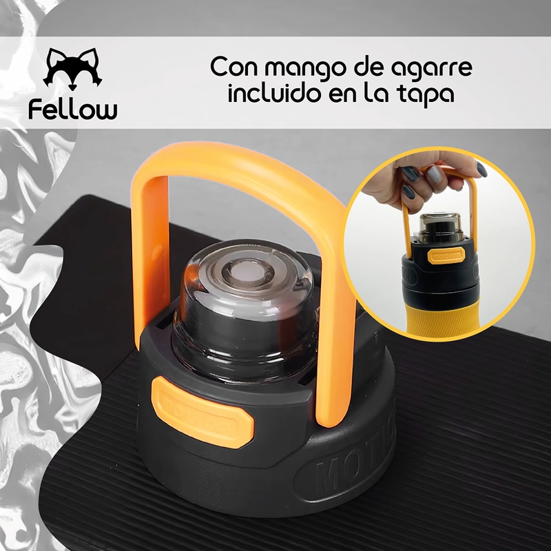 TERMO BOTELLA TERMICA 580ML TAURI BY FELLOW MUG CAFE AGUA - 7