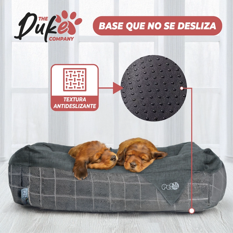 CAMA PARA PERRO MASCOTAS ANTIESTRES LAVABLE DUKE TALLA S - 4