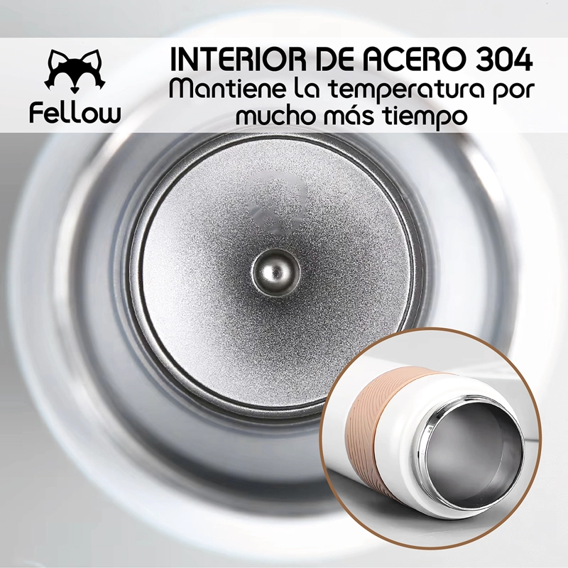TERMO BOTELLA TERMICA TAURI BY FELLOW MUG AGUA CAFE 800ML - 4