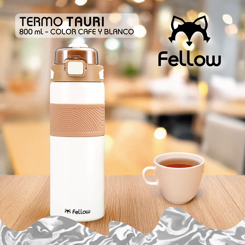 TERMO BOTELLA TERMICA TAURI BY FELLOW MUG AGUA CAFE 800ML - 8