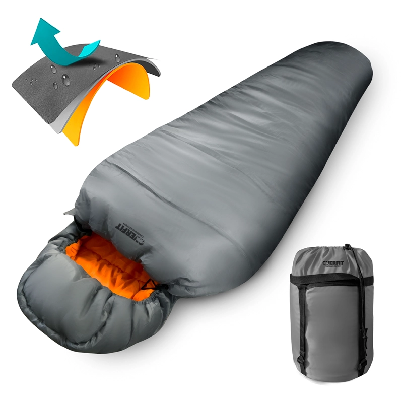 SACO DE DORMIR TERMICO 0 A 15 GRADOS MOMIA OVERFIT CAMPING - 1