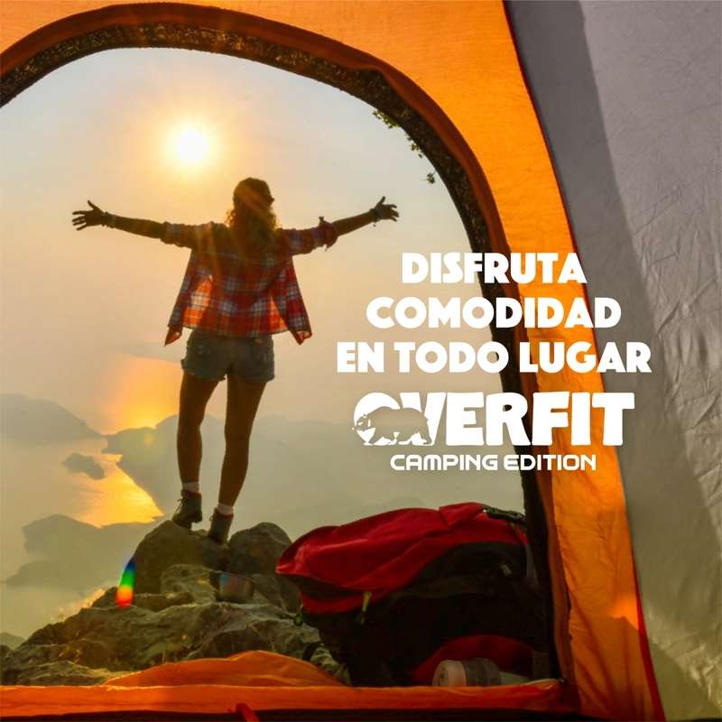 CARPA DE CAMPING 4 PERSONAS IGLU OVERFIT IMPERMEABLE 500MM - 8