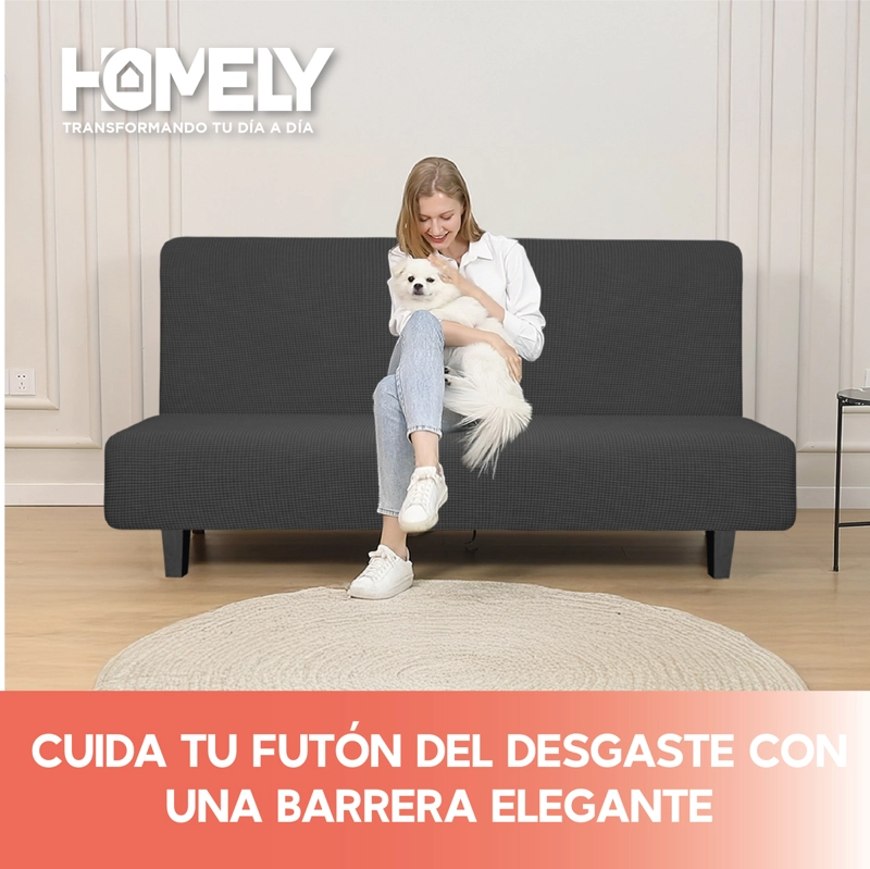FUNDA CUBRE SILLON SOFA FUTON HOMELY 3 CUERPOS PREMIUM - 8