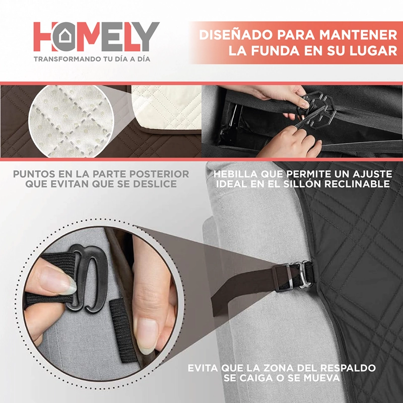 FUNDA CUBRE SILLON SOFA HOMELY AJUSTABLE IMPERMEABLE - 6