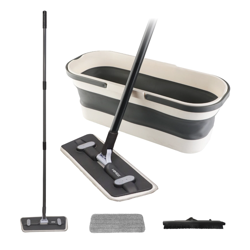 MOPA PLANA GIRATORIA 360° BALDE PLEGABLE HOMELY MICROFIBRA - 1