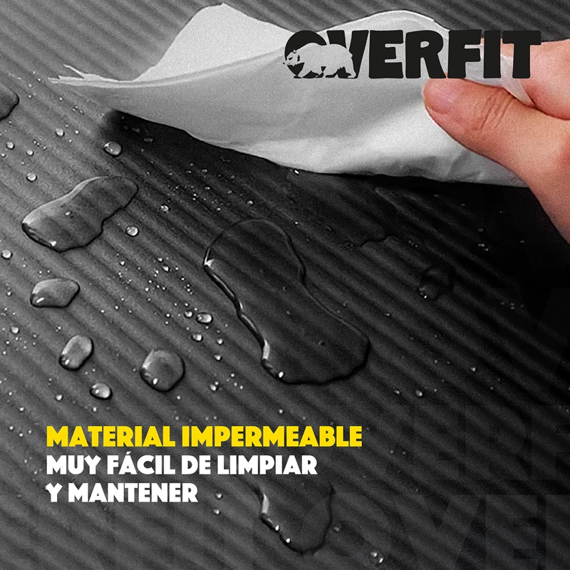 MAT YOGA NBR 15MM OVERFIT EJERCICIO ALFOMBRA ANTIDESLIZANTE - 6