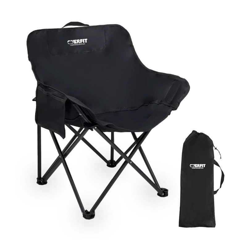 SILLA PLEGABLE CAMPING OVERFIT + BOLSO TRANSPORTE PLAYA - 1
