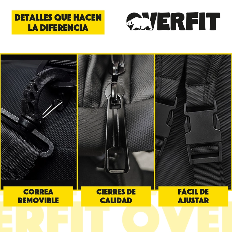 BOLSO GYM DEPORTIVO DUFFEL OVERFIT 45L GIMNASIO ENTRENAMIENT - 7