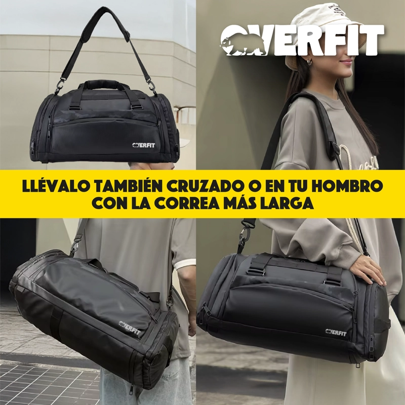 BOLSO GYM DEPORTIVO DUFFEL OVERFIT 45L GIMNASIO ENTRENAMIENT - 8