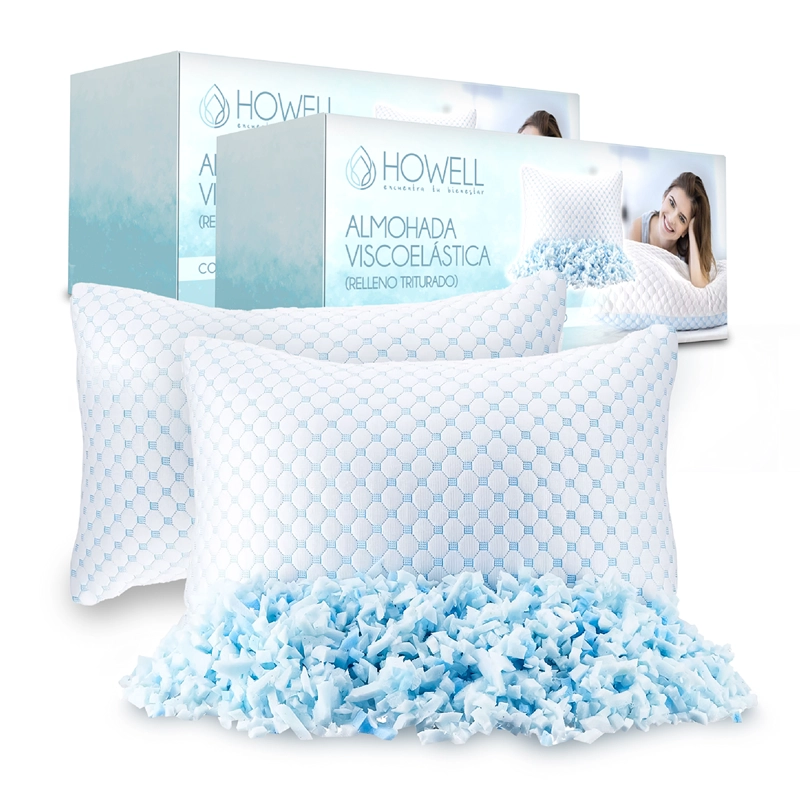 ALMOHADA CERVICAL CLOUDFEEL VISCO HOWELL ORTOPEDICA BAMBU X2 - 1