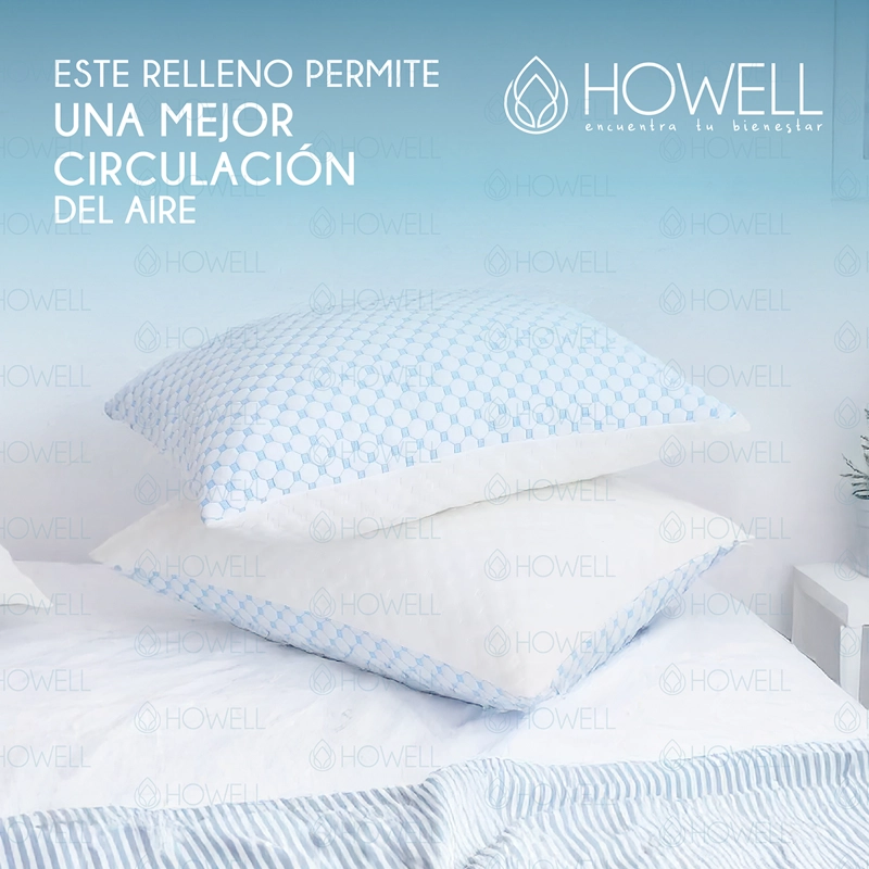 ALMOHADA CERVICAL CLOUDFEEL VISCO HOWELL ORTOPEDICA BAMBU X2 - 8