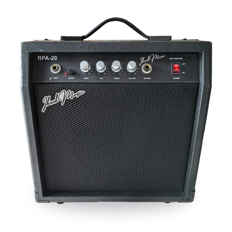AMPLIFICADOR BAJO ELECTRICO IBRAH MUSIC 20W RPA-20 + BOOST - 1