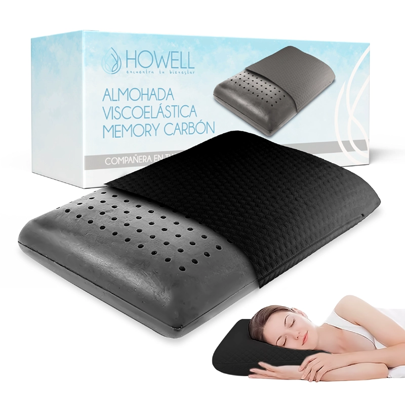 ALMOHADA CERVICAL MEMORY FOAM HOWELL VISCO CARBON AIRCELL - 1
