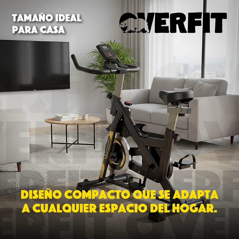 BICICLETA DE SPINNING PRO OVERFIT ESTATICA FITNESS GYM 6 KG - 8
