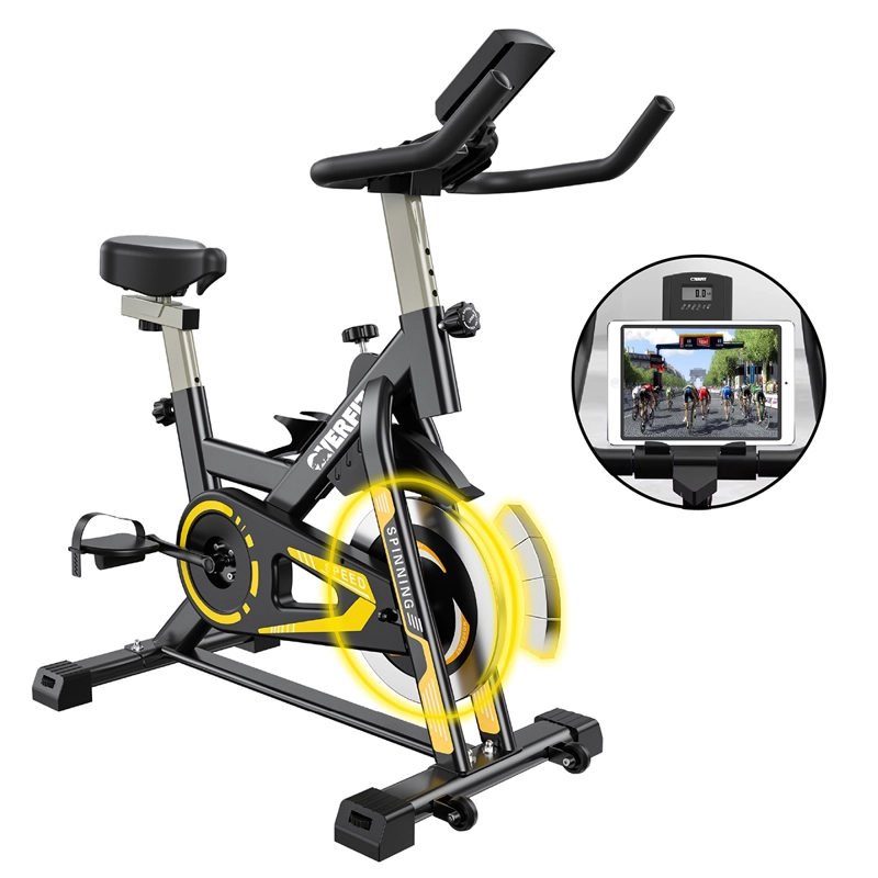 BICICLETA SPINNING MAGNETICA PRO OVERFIT ESTATICA GYM 6KG - 1
