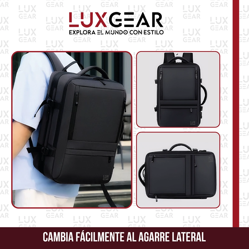 MOCHILA DE VIAJE CON BOMBA AL VACIO 900D LUXGEAR 22 LITROS - 7