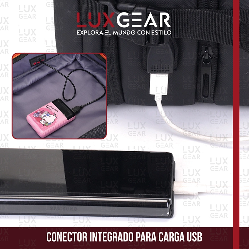 MOCHILA DE VIAJE CON BOMBA AL VACIO 900D LUXGEAR 22 LITROS - 8